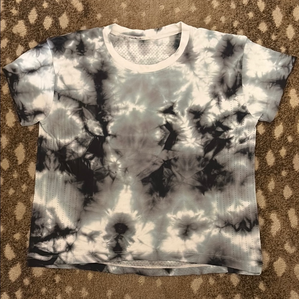 lululemon athletica Tie-Dye Short Sleeve Tee - Black and White